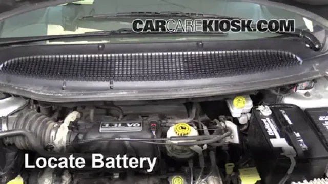 2003 Dodge Caravan SE 3.3L V6 FlexFuel Battery Replace